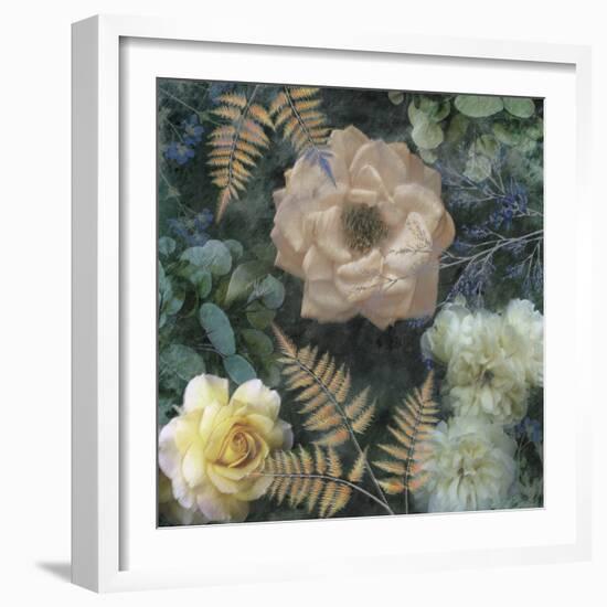 Garden Window - Soft Florals-Collezione Botanica-Framed Giclee Print