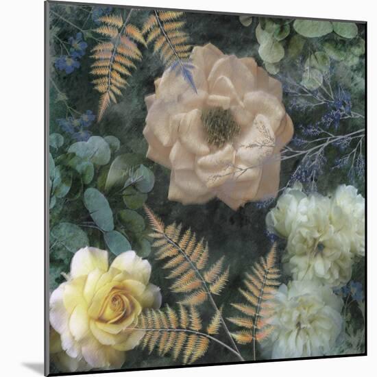 Garden Window - Soft Florals-Collezione Botanica-Mounted Giclee Print