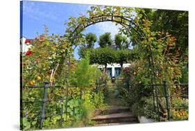 Garden with Country House in the Urban District of Blankenese, Hamburg, Germany-null-Stretched Canvas