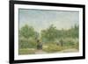 Garden with Courting Couples: Square Saint-Pierre, 1887-Vincent van Gogh-Framed Giclee Print