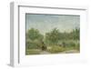 Garden with Courting Couples: Square Saint-Pierre, 1887-Vincent van Gogh-Framed Art Print