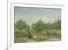 Garden with Courting Couples: Square Saint-Pierre, 1887-Vincent van Gogh-Framed Art Print