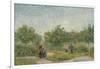 Garden with Courting Couples: Square Saint-Pierre. 1887-Vincent van Gogh-Framed Giclee Print