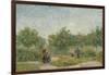 Garden with Courting Couples: Square Saint-Pierre. 1887-Vincent van Gogh-Framed Giclee Print