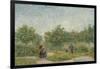 Garden with Courting Couples: Square Saint-Pierre. 1887-Vincent van Gogh-Framed Giclee Print