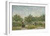 Garden with Courting Couples: Square Saint-Pierre. 1887-Vincent van Gogh-Framed Giclee Print