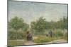 Garden with Courting Couples: Square Saint-Pierre. 1887-Vincent van Gogh-Mounted Giclee Print