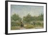 Garden with Courting Couples: Square Saint-Pierre. 1887-Vincent van Gogh-Framed Giclee Print