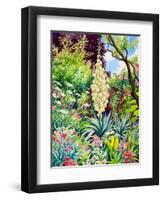 Garden with Flowering Yucca-Christopher Ryland-Framed Giclee Print