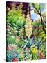 Garden with Flowering Yucca-Christopher Ryland-Stretched Canvas