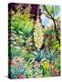 Garden with Flowering Yucca-Christopher Ryland-Stretched Canvas