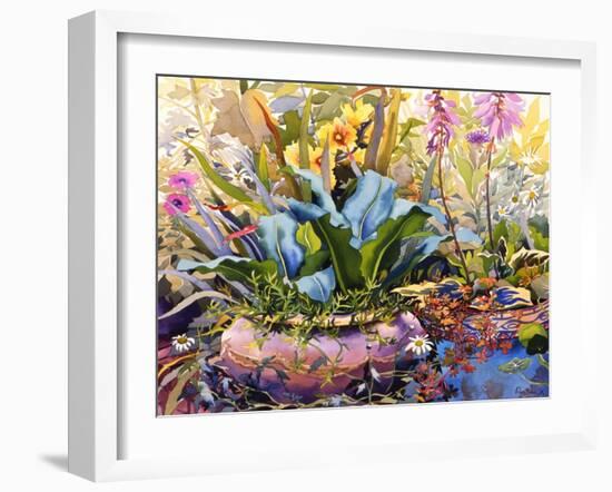 Garden with Plants, 2000-Christopher Ryland-Framed Giclee Print