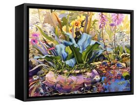 Garden with Plants, 2000-Christopher Ryland-Framed Stretched Canvas