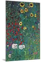 Garden-Gustav Klimt-Mounted Art Print