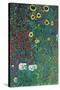 Garden-Gustav Klimt-Stretched Canvas