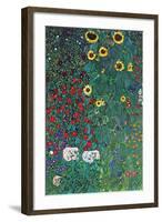 Garden-Gustav Klimt-Framed Art Print