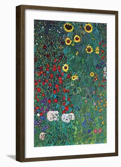 Garden-Gustav Klimt-Framed Art Print