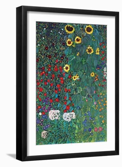 Garden-Gustav Klimt-Framed Art Print