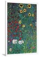 Garden-Gustav Klimt-Framed Art Print