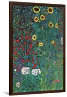 Garden-Gustav Klimt-Framed Art Print