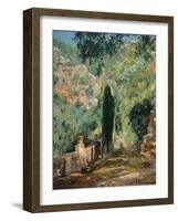 Garden-Eliseo Meifren-Framed Giclee Print