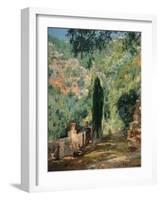 Garden-Eliseo Meifren-Framed Giclee Print