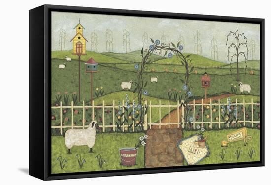 Garden-Robin Betterley-Framed Stretched Canvas