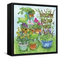 Garden-Wendy Edelson-Framed Stretched Canvas