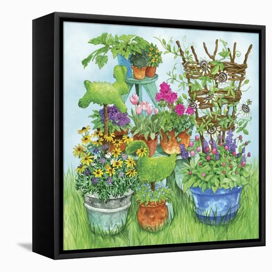 Garden-Wendy Edelson-Framed Stretched Canvas