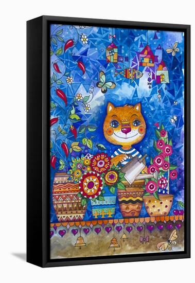 Garden-Oxana Zaika-Framed Stretched Canvas