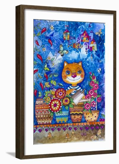 Garden-Oxana Zaika-Framed Giclee Print