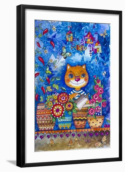 Garden-Oxana Zaika-Framed Giclee Print