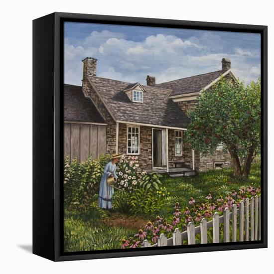 Garden-Kevin Dodds-Framed Stretched Canvas