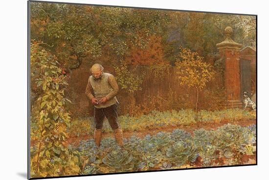 Gardener and Cabbages, 1870-Frederick Walker-Mounted Giclee Print