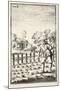 Gardener Hoeing, Pub. Erfurt in Thuringia, 1753-55-Christian Reicharts-Mounted Giclee Print