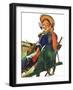 "Gardener in Wheelbarrow," May 10, 1941-Dominice Cammerota-Framed Giclee Print