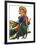 "Gardener in Wheelbarrow," May 10, 1941-Dominice Cammerota-Framed Giclee Print