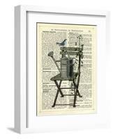 Gardener’s Chair-Marion Mcconaghie-Framed Art Print