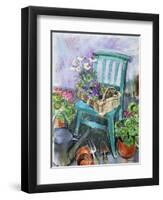 Gardener's Chair-Claire Spencer-Framed Premium Giclee Print