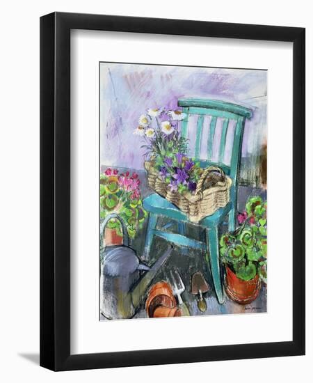 Gardener's Chair-Claire Spencer-Framed Premium Giclee Print