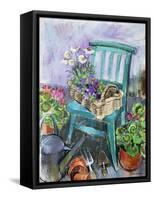 Gardener's Chair-Claire Spencer-Framed Stretched Canvas