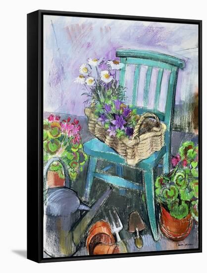 Gardener's Chair-Claire Spencer-Framed Stretched Canvas