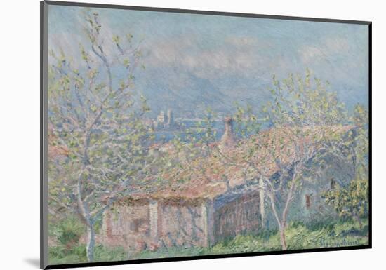Gardener's House at Antibes, c.1888-Claude Monet-Mounted Art Print