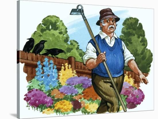 Gardener-English School-Stretched Canvas