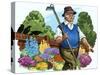 Gardener-English School-Stretched Canvas