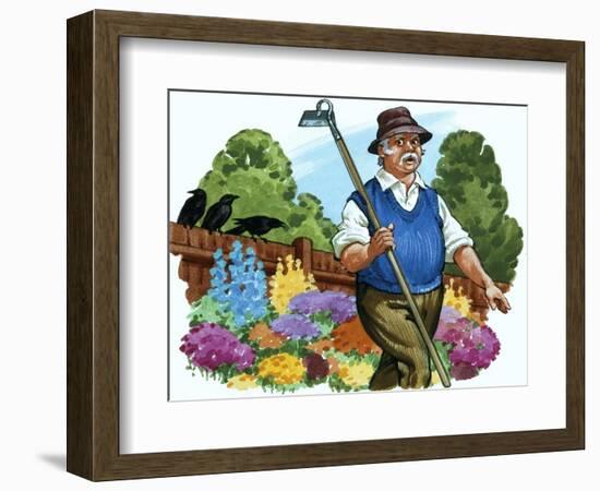 Gardener-English School-Framed Giclee Print