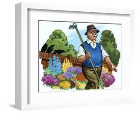 Gardener-English School-Framed Giclee Print