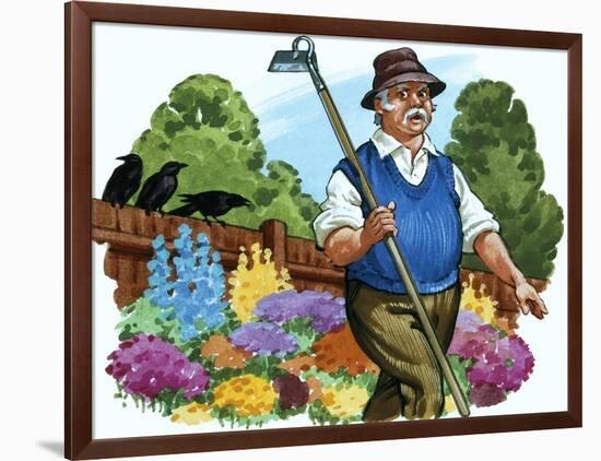 Gardener-English School-Framed Giclee Print