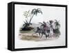 Gardeners, 1828-Marlet et Cie-Framed Stretched Canvas