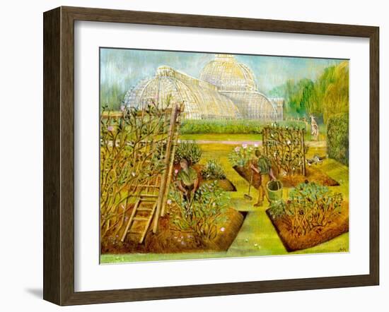 Gardeners, Kew-Mary Kuper-Framed Giclee Print